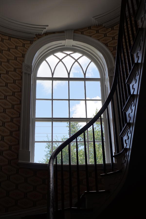 Davenport House Window Photograph by Laurie Perry