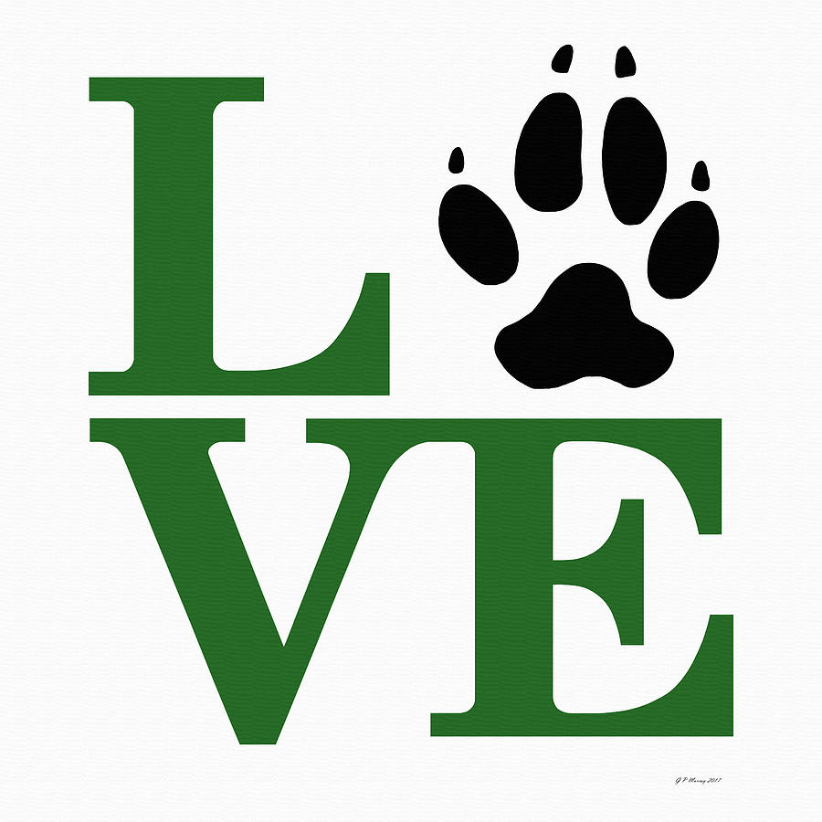 Love Claw Paw Sign #20 Digital Art by Gregory Murray