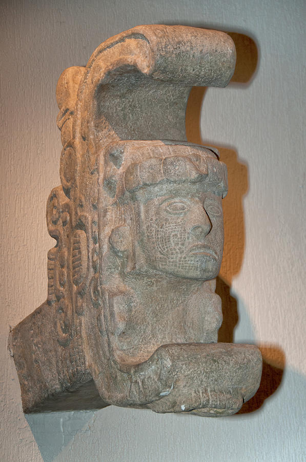 Mayan Museum in Chetumal #20 Digital Art by Carol Ailles