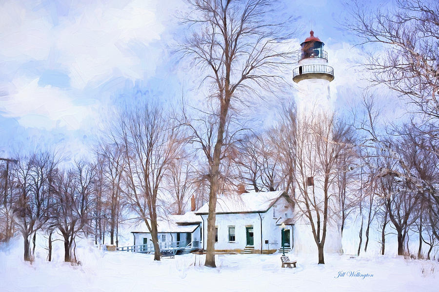 Michigan Winter Digital Art