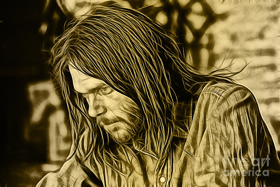 Neil Young Collection #20 Mixed Media by Marvin Blaine