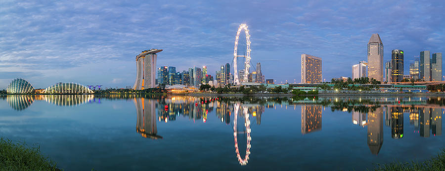 Singapore city #20 Photograph by Anek Suwannaphoom