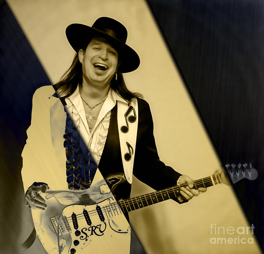 Stevie Ray Vaughan Mixed Media - Stevie Ray Vaughan Collection #4 by Marvin Blaine