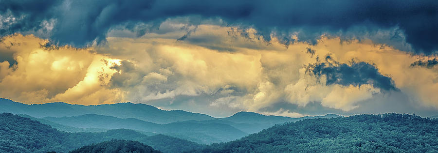 Stormy Landscape Over Lake Jocassee South Carolina #20 Photograph by Alex Grichenko