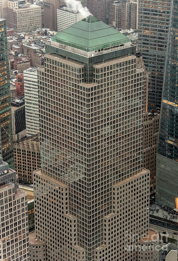 200 Vesey Street - Three World Financial Center Aerial Photo Photograph by David Oppenheimer