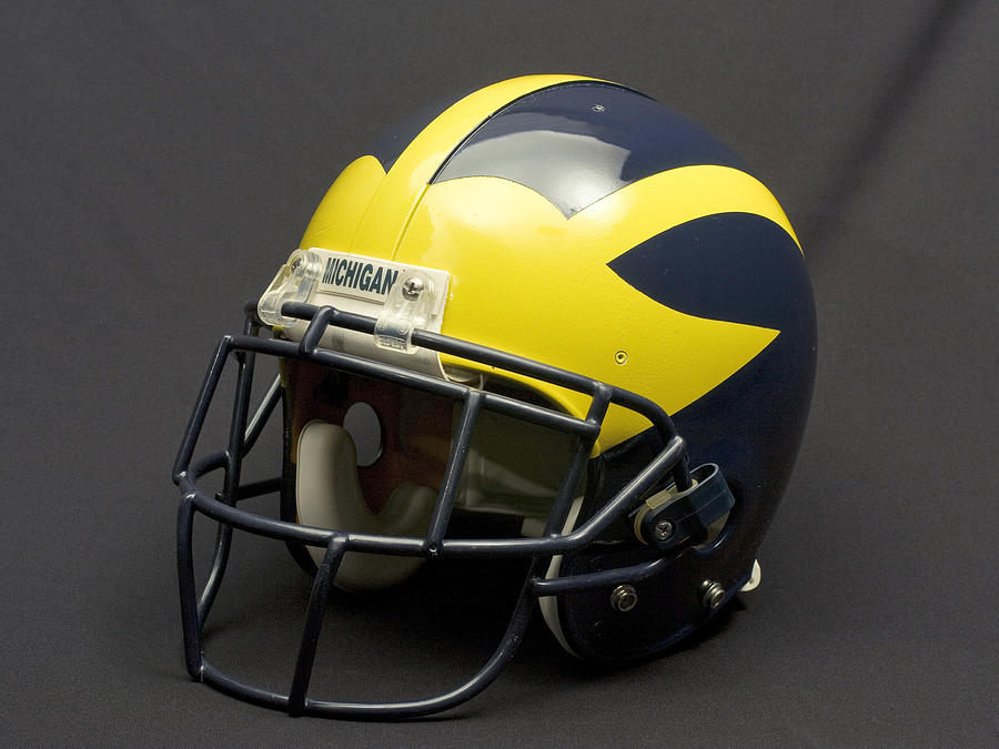 2000s Era Wolverine Helmet by Michigan Helmet 2000s Era Wolverine Helmet by Michigan Helmet