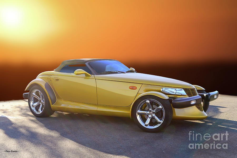 Transportation Photograph - 2001 Plymouth Prowler IV by Dave Koontz