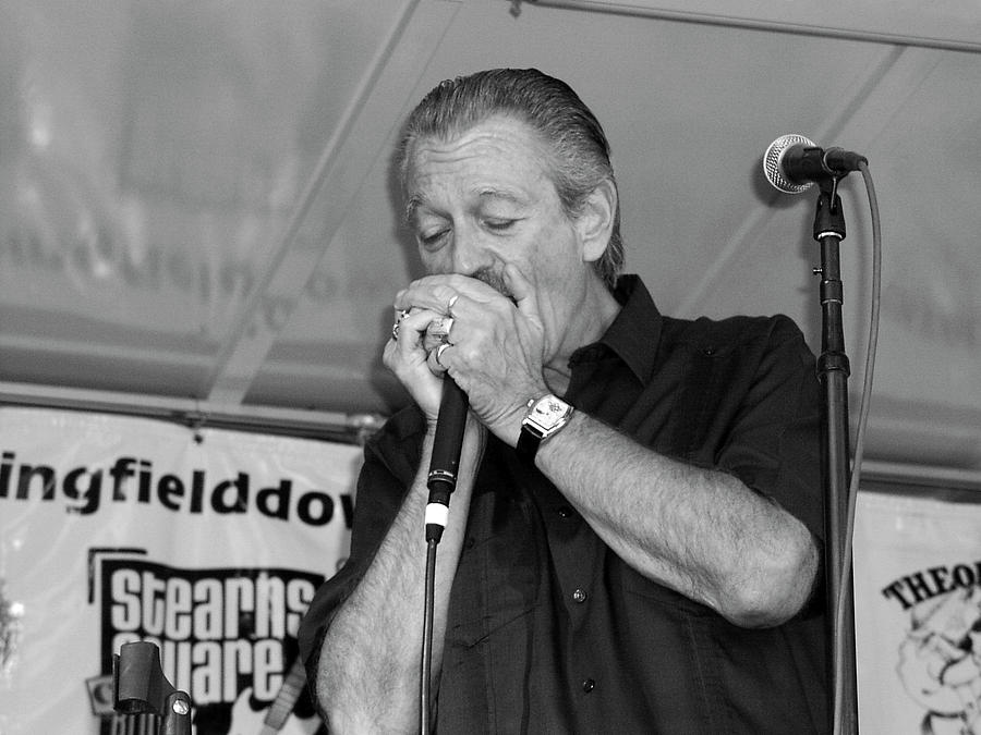 2003 Charlie Musselwhite Concert Photograph by Mike Martin