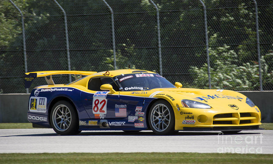 03 Dodge Viper Gts R At Road America Photograph By Tad Gage