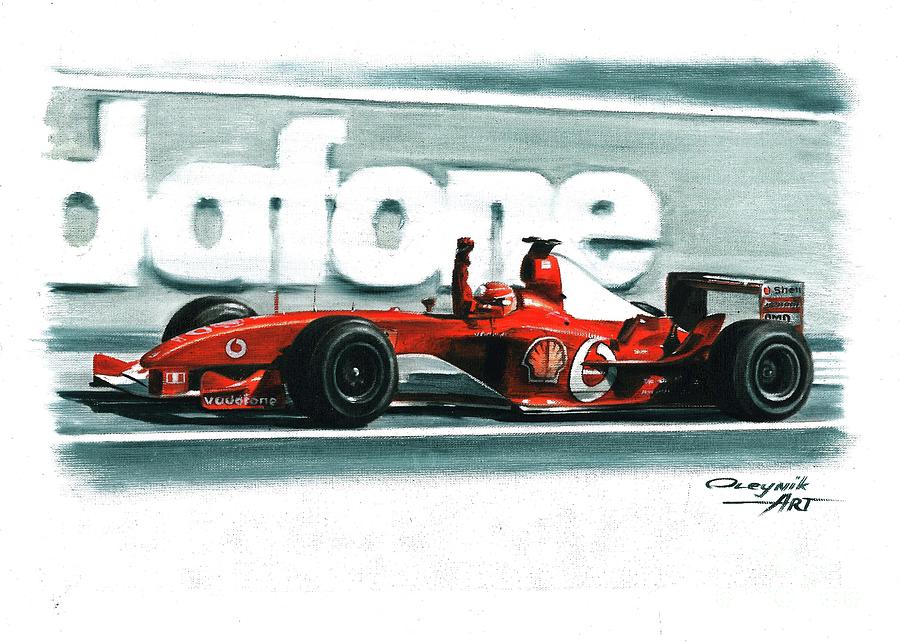 03 Ferrari F03 Ga Painting By Artem Oleynik