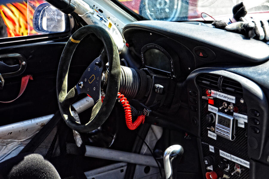 2005 Porsche GT GTC3 Cockpit Photograph by Mike Martin