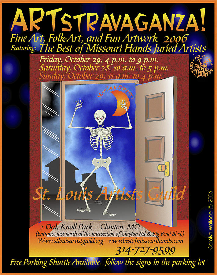 2006 ARTstravaganza Poster Digital Art by Carolyn Coffey Wallace
