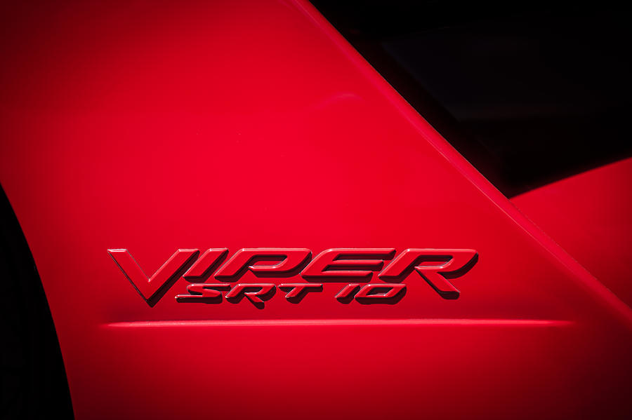 2006 Dodge Viper SRT 10 Emblem -0062c Photograph by Jill Reger