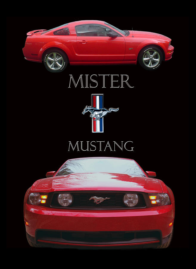2006 Mustang Poster Photograph by Jack Pumphrey