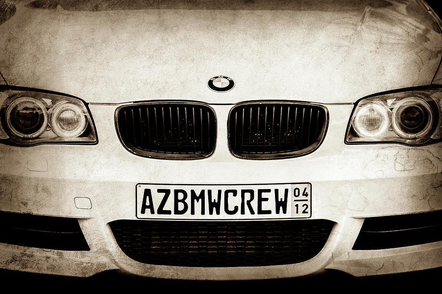 2008 BMW Grille Emblem -1136s Photograph by Jill Reger