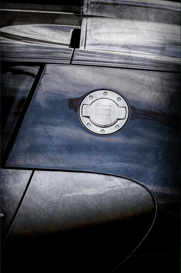 2008 Bugatti Veyron Emblem -0634ac Photograph by Jill Reger