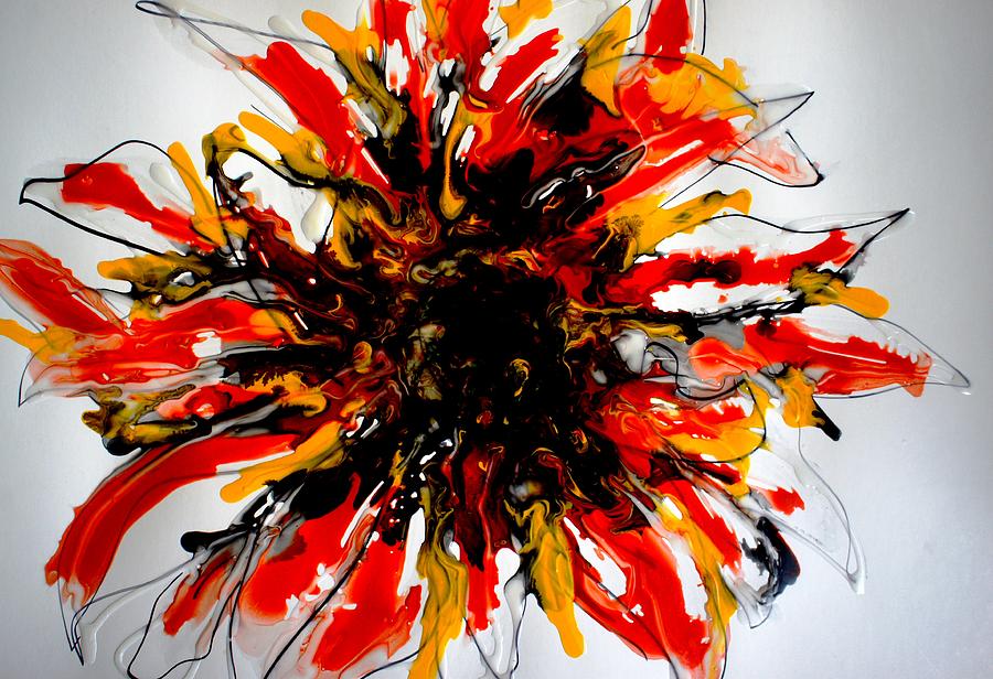 Flower Painting - Heavenly Flowers #2008 by Baljit Chadha