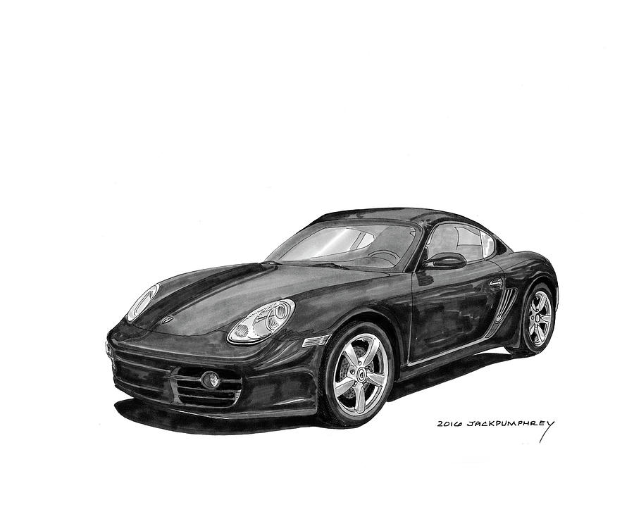 Porsche Cayman Painting