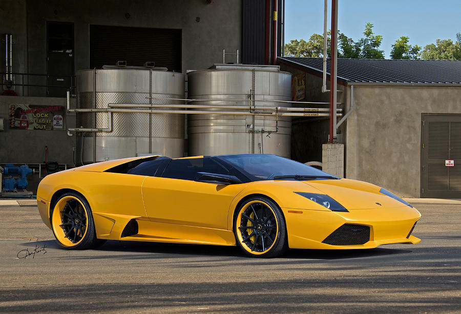 2009 Lamborghini Murcielago Roadster Photograph by Dave Koontz - Fine Art  America