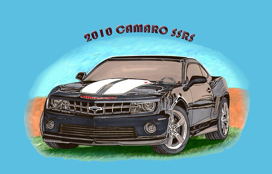 Camaro SS  RS Painting by Jack Pumphrey