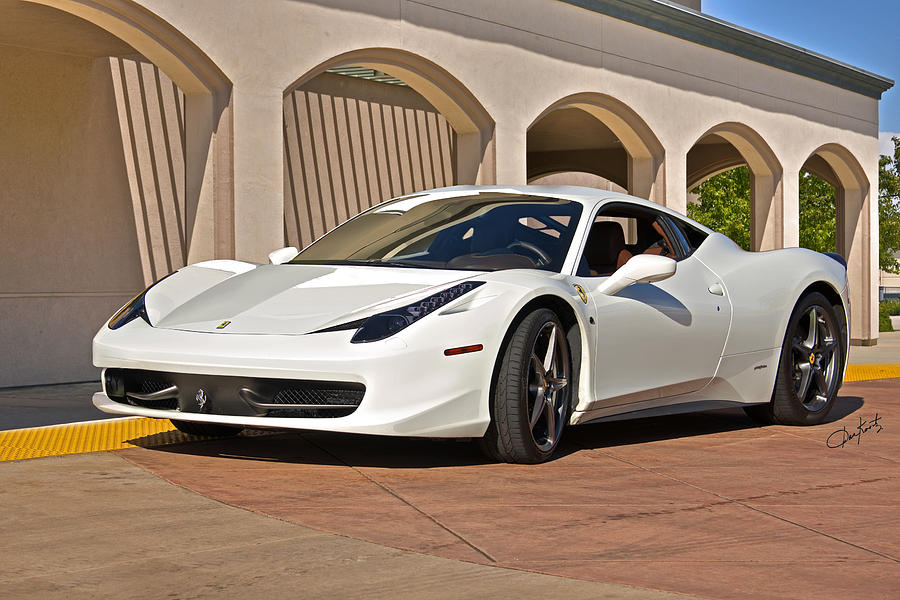 2010 Ferrari 458 Italia Photograph by Dave Koontz - Pixels