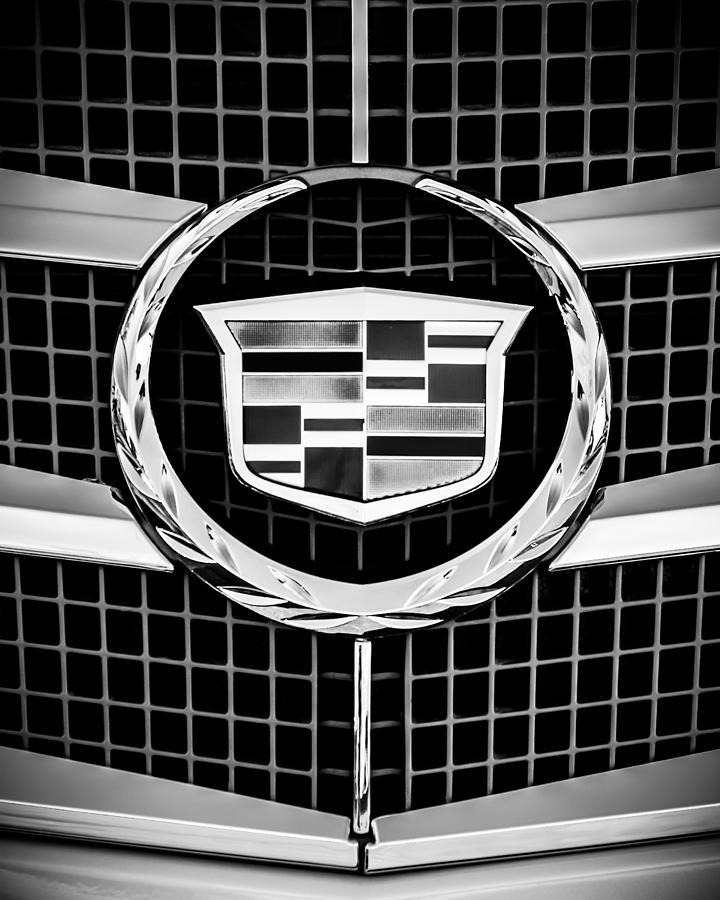 2011 Cadillac CTS Performance Collection Emblem -0584bw45 Photograph by Jill Reger