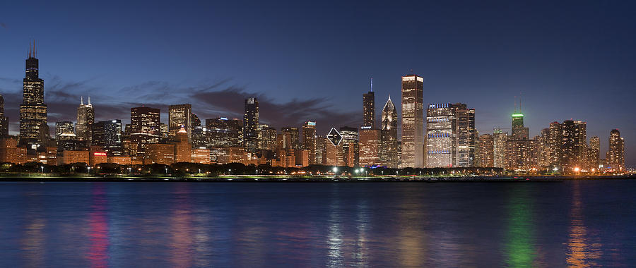 2012 Chicago Skyline Photograph by Donald Schwartz - Fine Art America