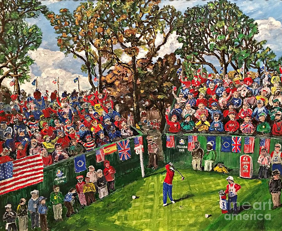 2012 Ryder Cup Painting by Richard Wandell