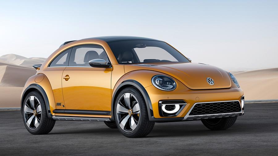 Transportation Digital Art - 2014 Volkswagen Beetle Dune Concept by Super Lovely