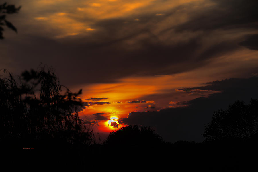 Sunset Photograph - 2015-09-01 6 Sunset by Ericamaxine Price