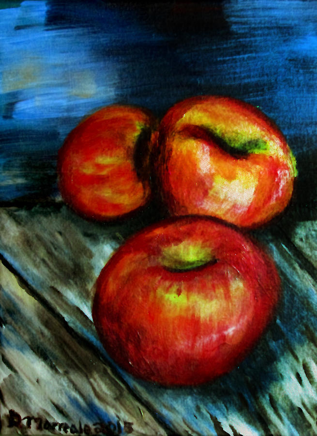 2015 Apples 1 Painting by Denny Morreale