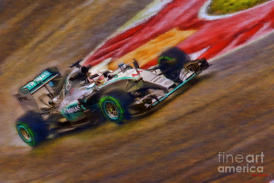 2015 Lewis Hamilton Mercedes Photograph by Blake Richards