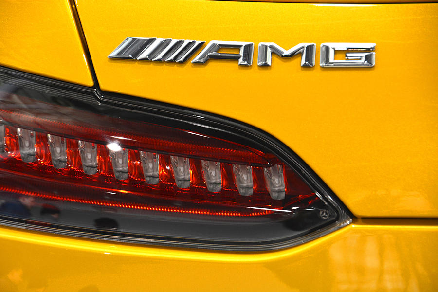2015 Mercedes Benz AMG GTS left rear Photograph by Mike Martin