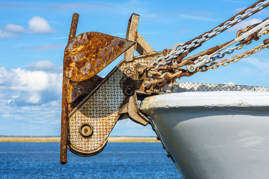 201503140-096 Fishing Boat Anchor 2x3 Photograph by Alan Tonnesen