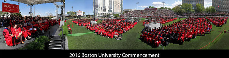 2016 Boston University Commencement Photograph by Juergen Roth