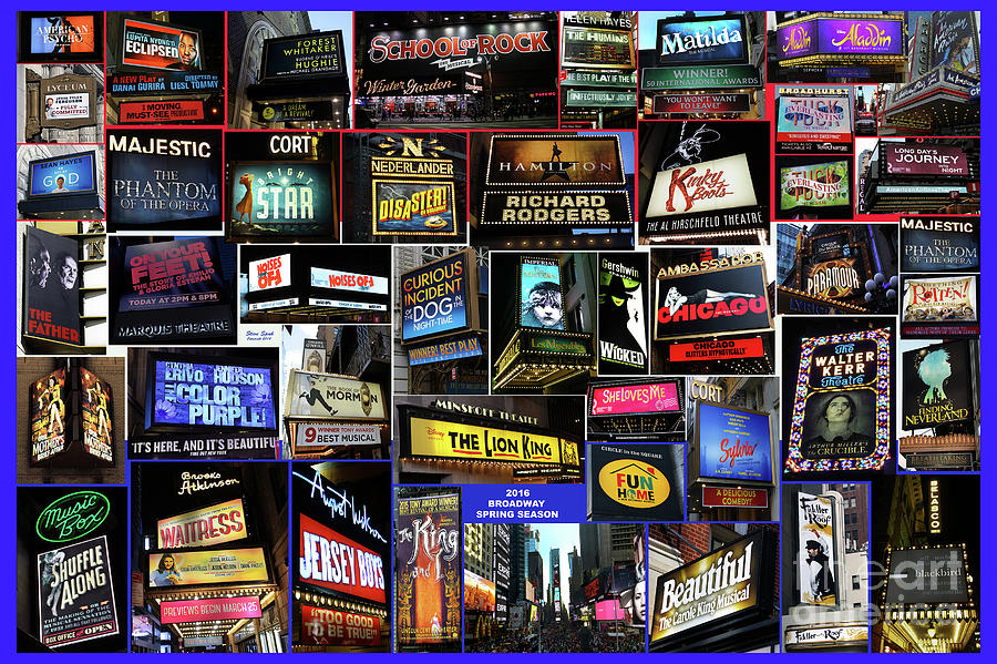 2016 Broadway Spring Collage Photograph by Steven Spak
