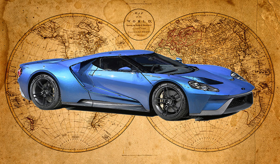 2016 Ford GT Painting by William Mace