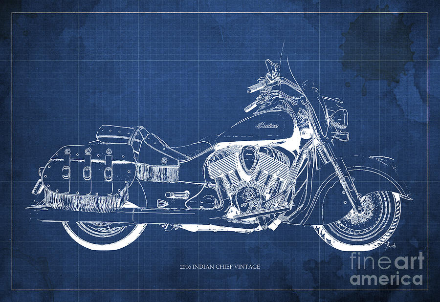 Bản vẽ kỹ thuật Indian Chief Vintage Motorcycle năm 2016 trên nền xanh sẽ khiến bạn cảm thấy đắm chìm trong những giấc mơ về một chiếc mô tô cổ điển. Với một thiết kế tuyệt đẹp và đầy chất lượng, chiếc mô tô này sẽ đem lại cho bạn những trải nghiệm tuyệt vời về động cơ và cơ khí.