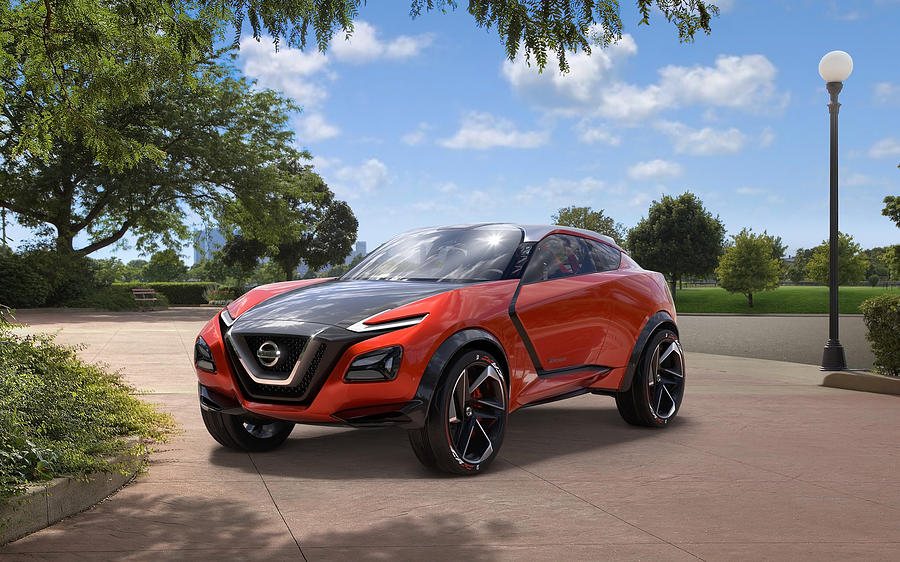 2016 Nissan Gripz Concept 3 Wide Digital Art by Mery Moon 2016 Nissan Gripz Concept 3 Wide Digital Art by Mery Moon