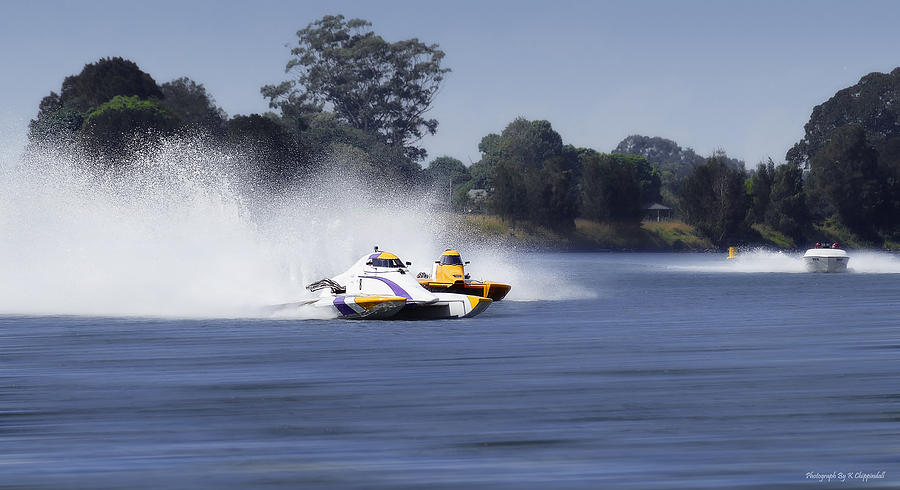 2016 Taree Race Boats 04 Photograph by Kevin Chippindall