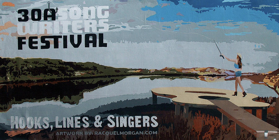 2017 30a Songwriters Festival Banner Painting