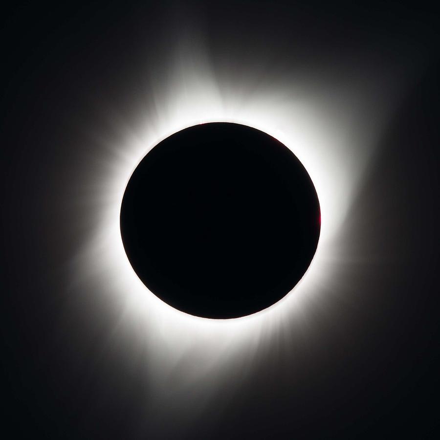 2017 A total solar eclipse, as seen above Madras, Oregon, U.S. by NASA Painting by Celestial Images
