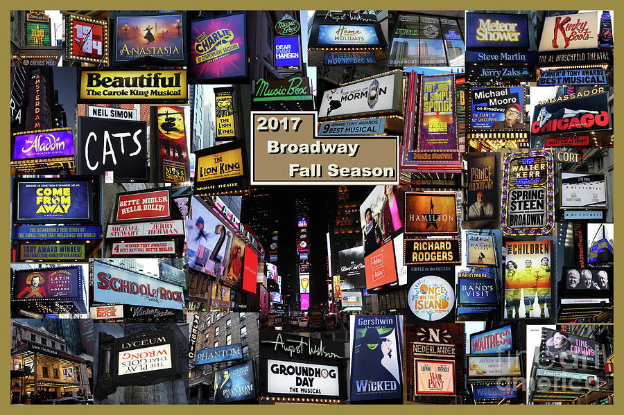 2017 Broadway Fall Collage Photograph by Steven Spak