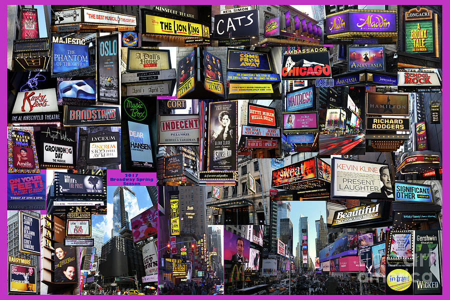 2017 Broadway Spring Collage Photograph by Steven Spak