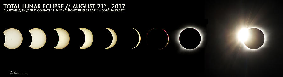 Eclipse Photograph - 2017 Eclipse by Frank Clark