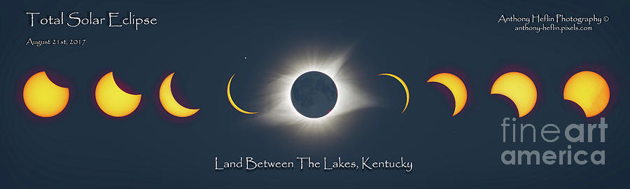 2017 Eclipse over LBL Photograph by Anthony Heflin