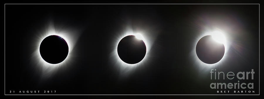 2017 Great American Eclipse Photograph by Bret Barton