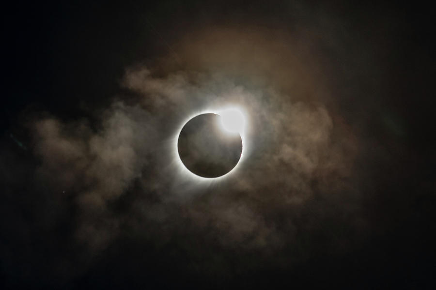 2017 Solar Eclipse Exit Ring Photograph by Josh Bryant