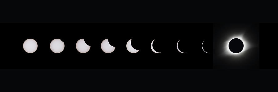2017 Solar Eclipse Series Photograph by Paul Rebmann