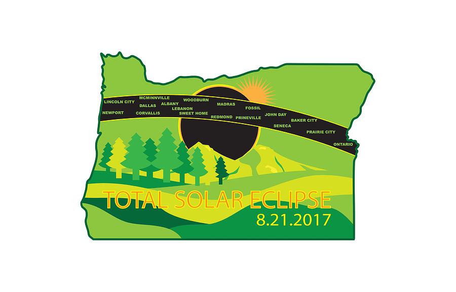 2017 Solar Eclipse Oregon Map